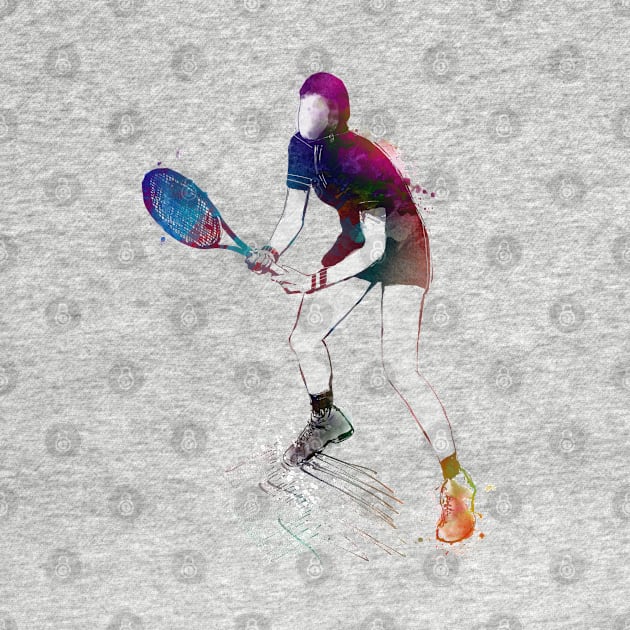 Tennis player sport art #tennis #sport by JBJart